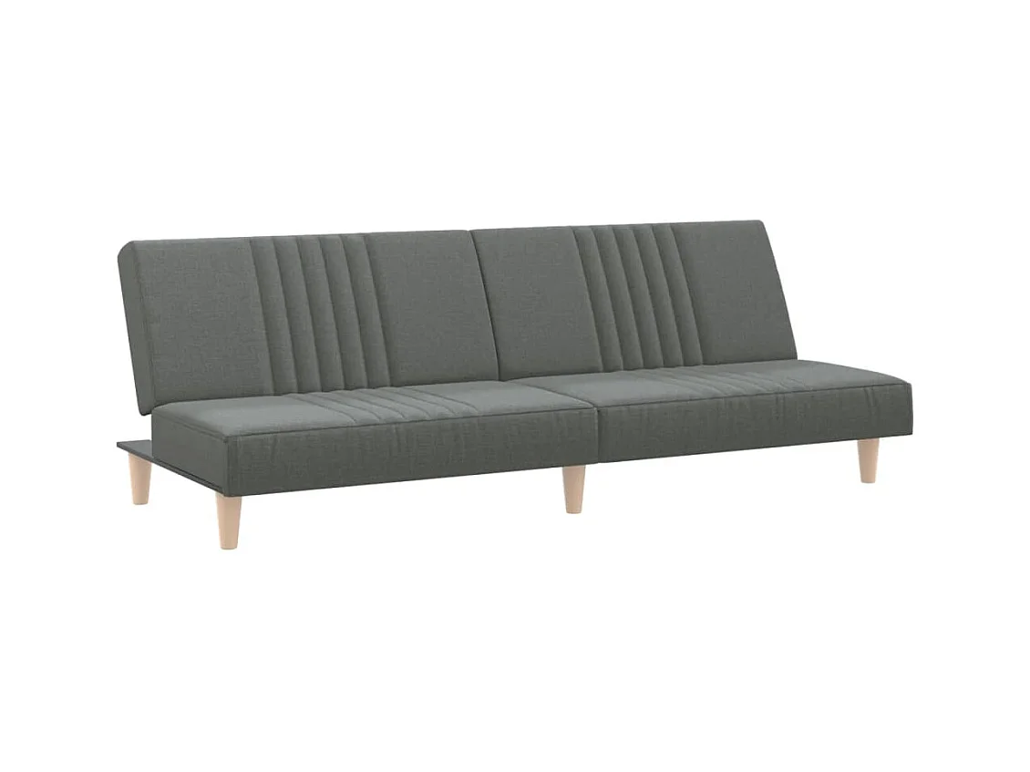 Schlafsofa aus dunkelgrauem Stoff