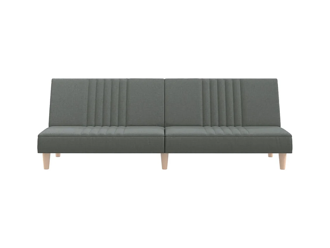 Schlafsofa aus dunkelgrauem Stoff