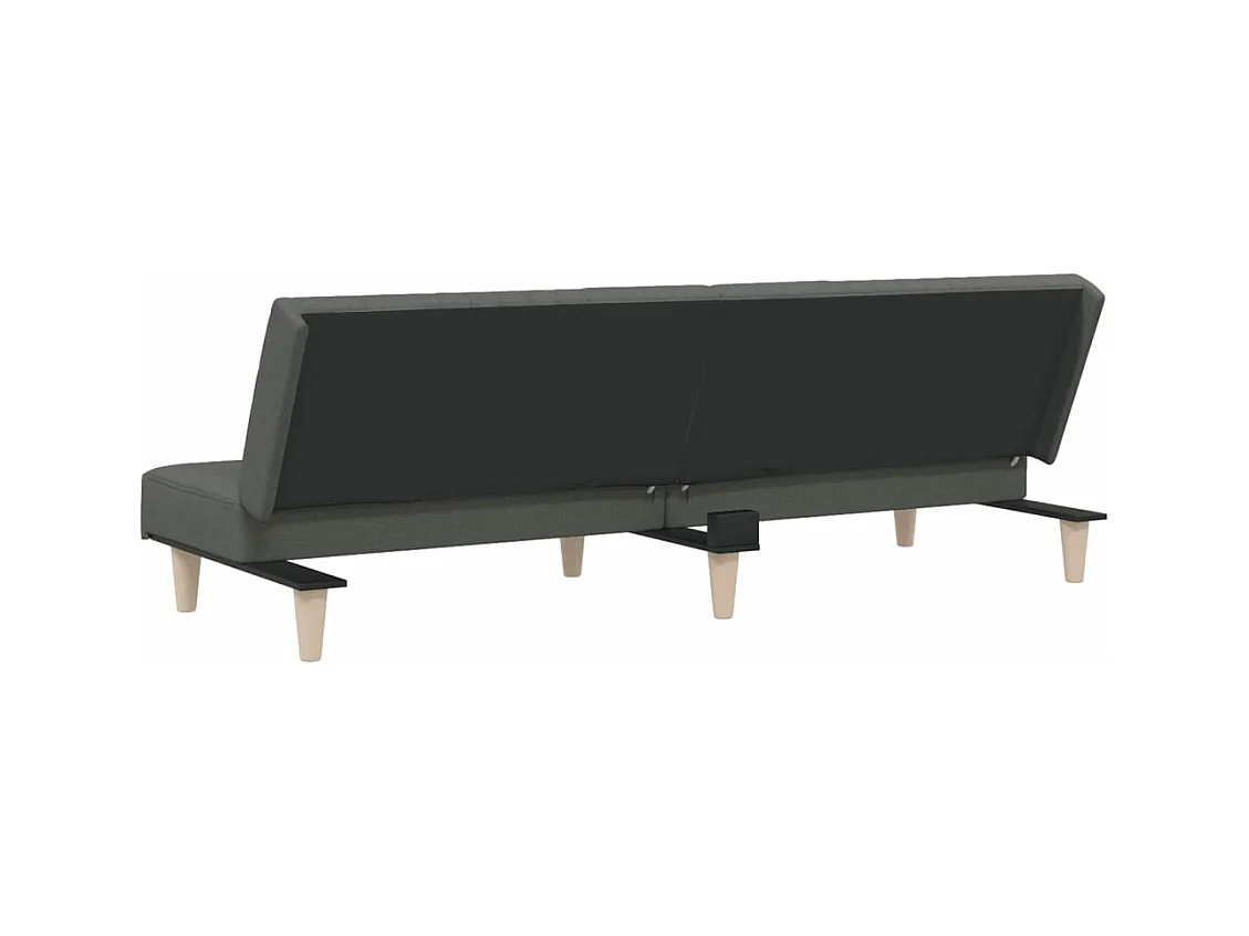 Schlafsofa aus dunkelgrauem Stoff