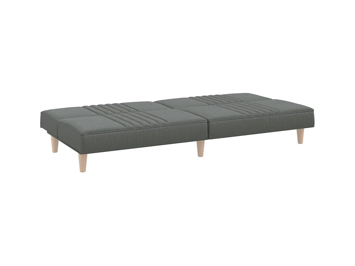 Schlafsofa aus dunkelgrauem Stoff