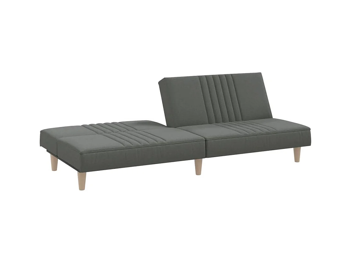 Schlafsofa aus dunkelgrauem Stoff