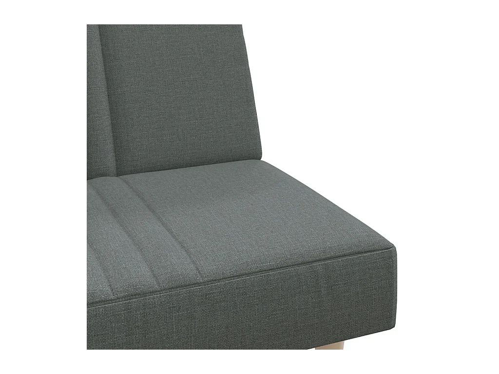 Schlafsofa aus dunkelgrauem Stoff