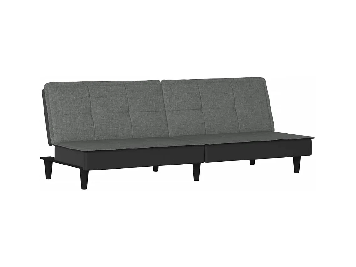 Schlafsofa aus dunkelgrauem Stoff