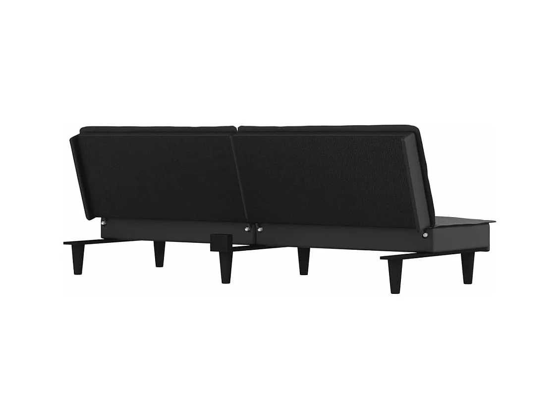 Schlafsofa aus dunkelgrauem Stoff