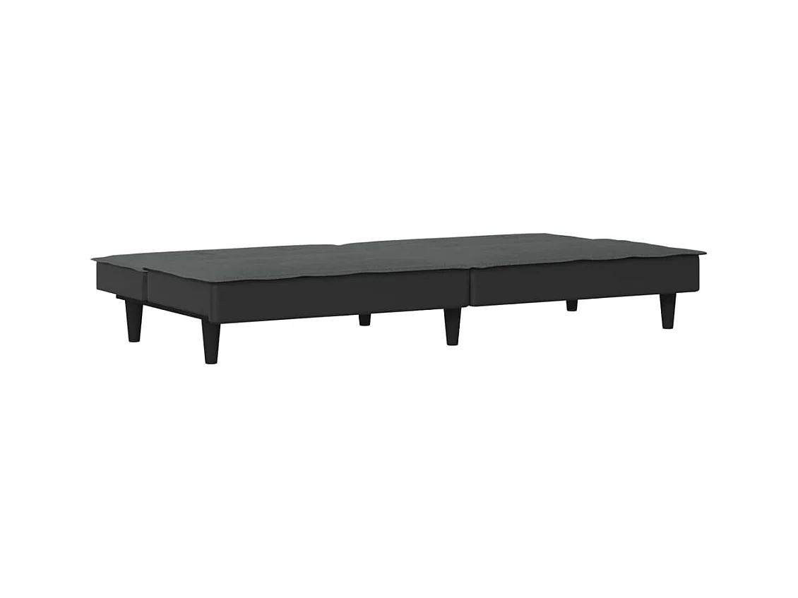 Schlafsofa aus dunkelgrauem Stoff