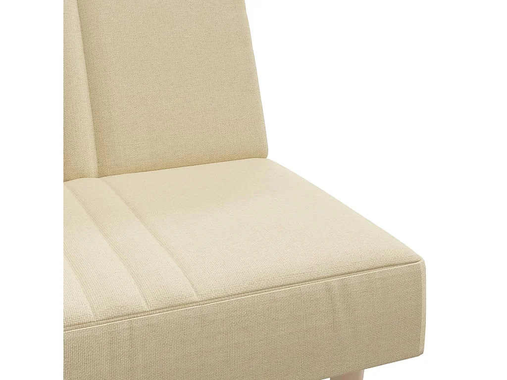 Canapé-lit crème tissu