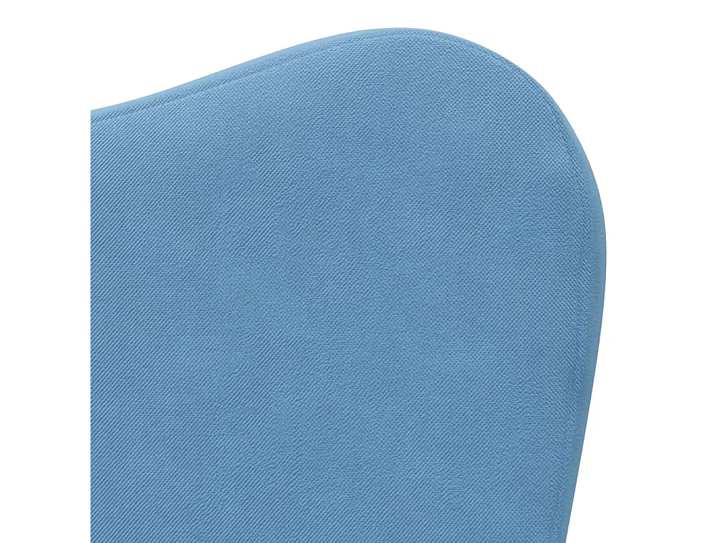 Sofá-cama infantil de pelúcia macia azul