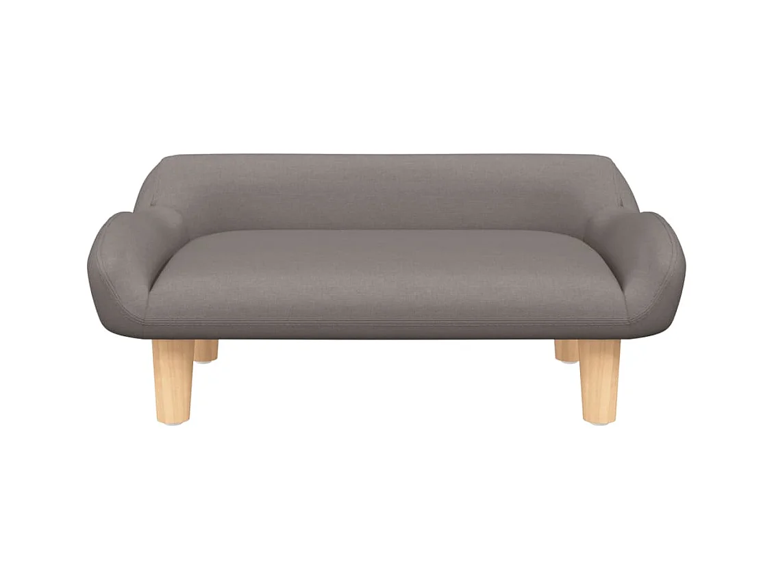 Canapé pour enfants taupe 70x40x24 cm tissu