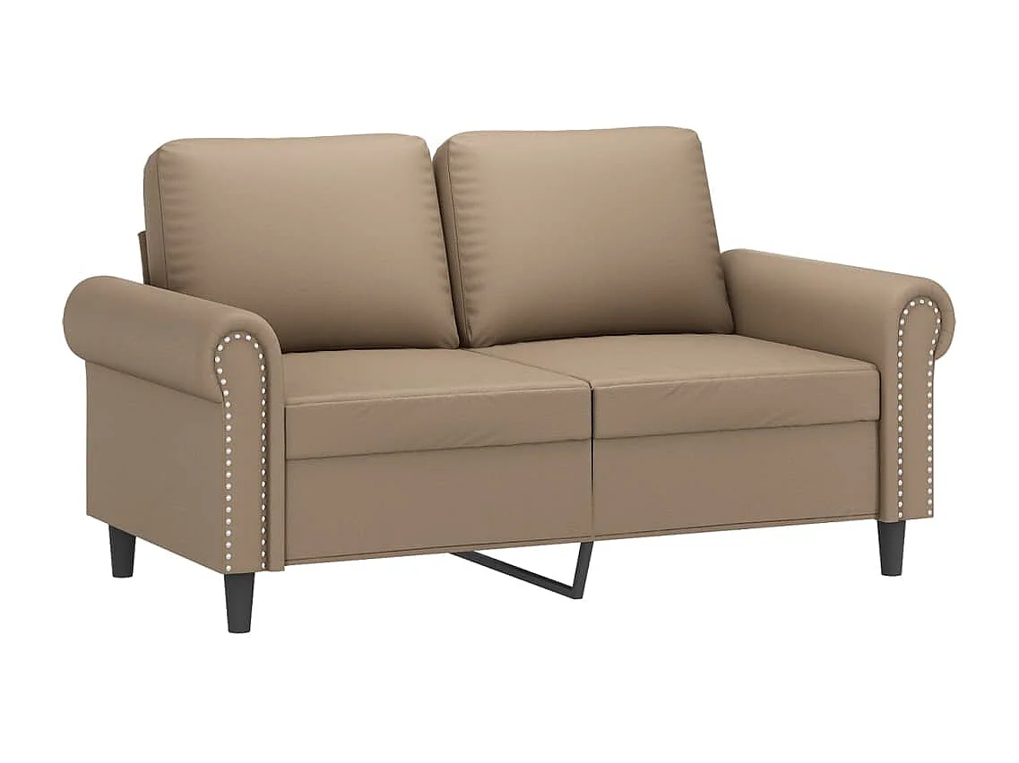 Divano 2 posti Cappuccino 120 cm Similpelle