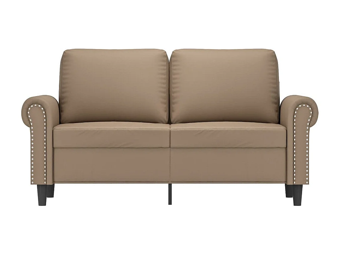 Divano 2 posti Cappuccino 120 cm Similpelle