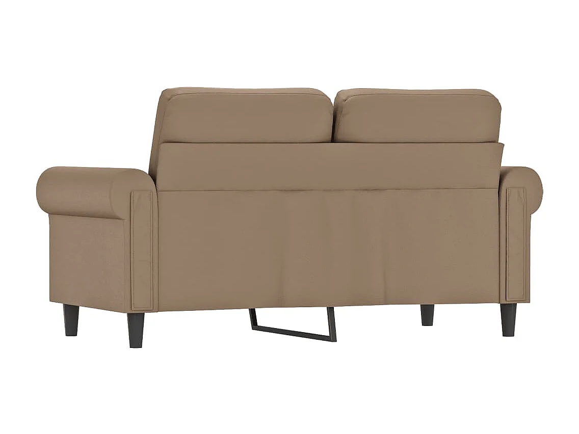 Divano 2 posti Cappuccino 120 cm Similpelle