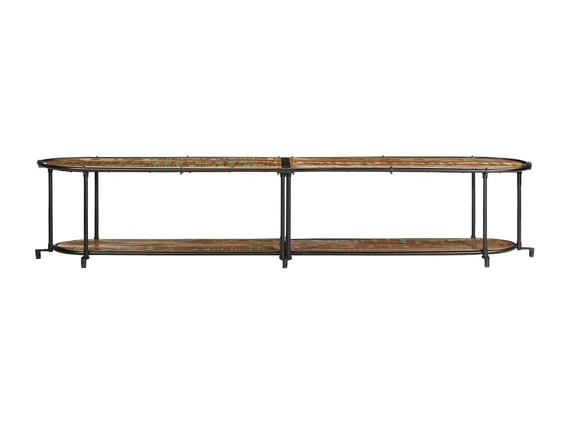 Meuble TV 200x42x40 cm Bois massif de récupération