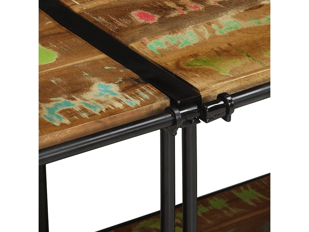 Meuble TV 200x42x40 cm Bois massif de récupération