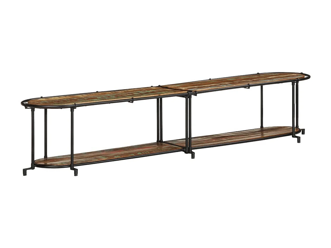 Meuble TV 200x42x40 cm Bois massif de récupération