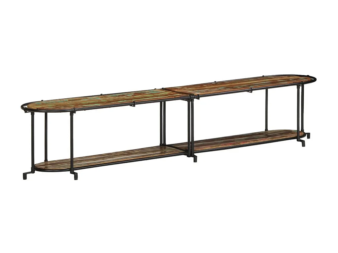 Meuble TV 200x42x40 cm Bois massif de récupération