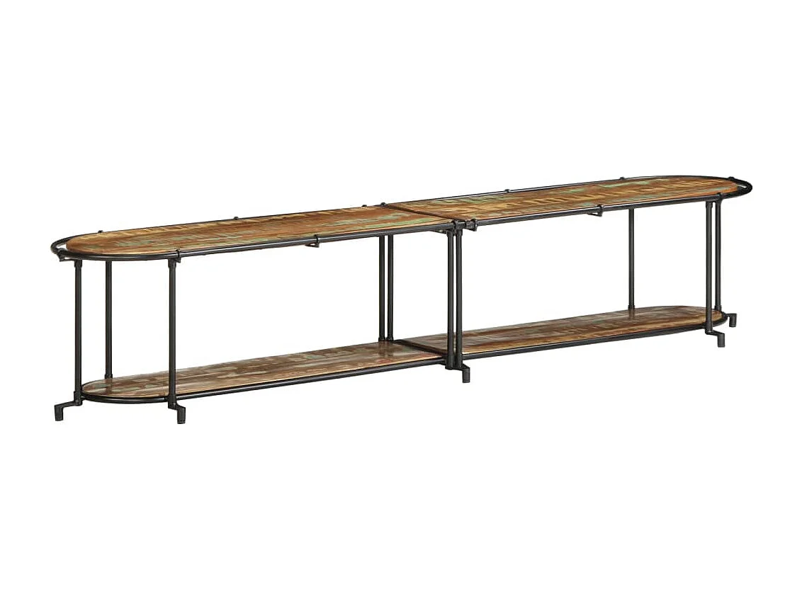 Meuble TV 200x42x40 cm Bois massif de récupération