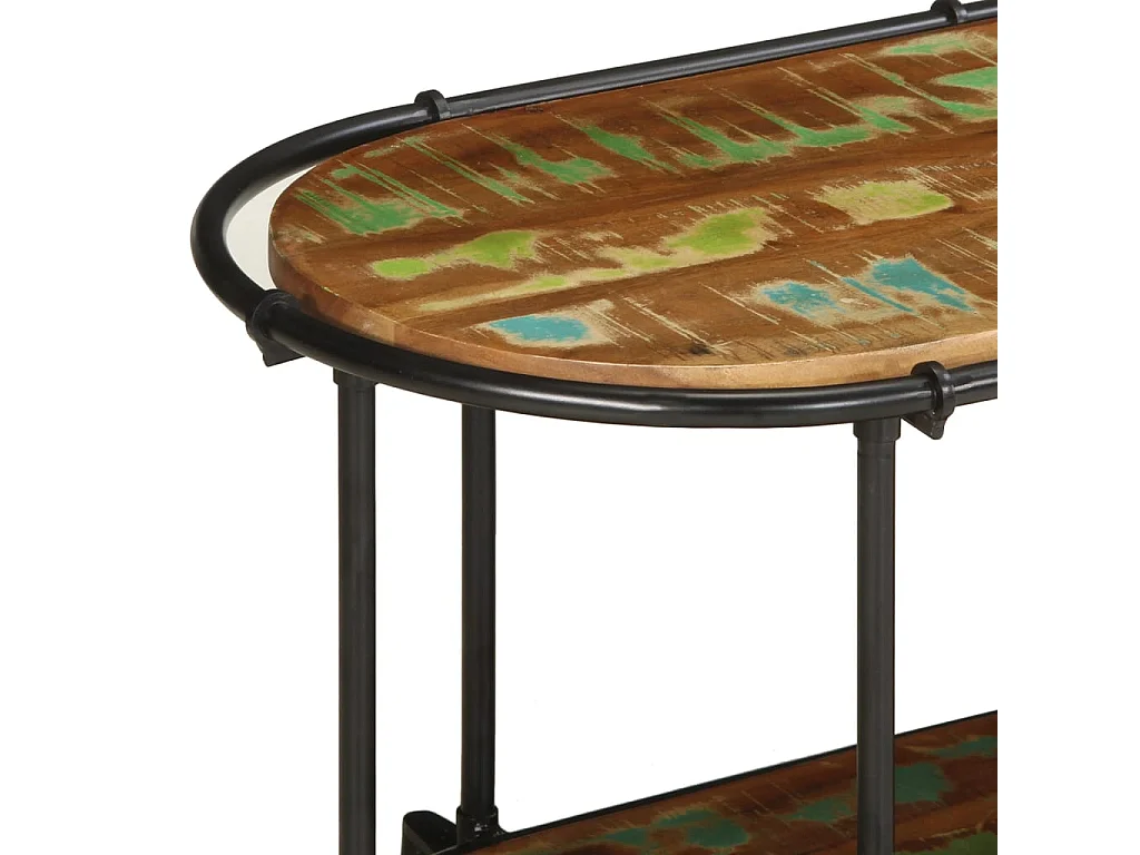 Meuble TV 200x42x40 cm Bois massif de récupération