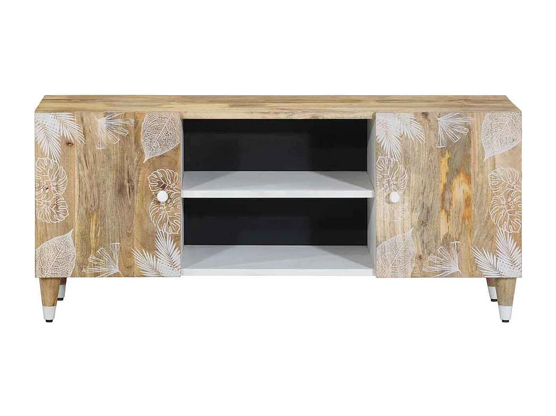 Móvel TV 105x33,5x46 cm madeira maciça de manga