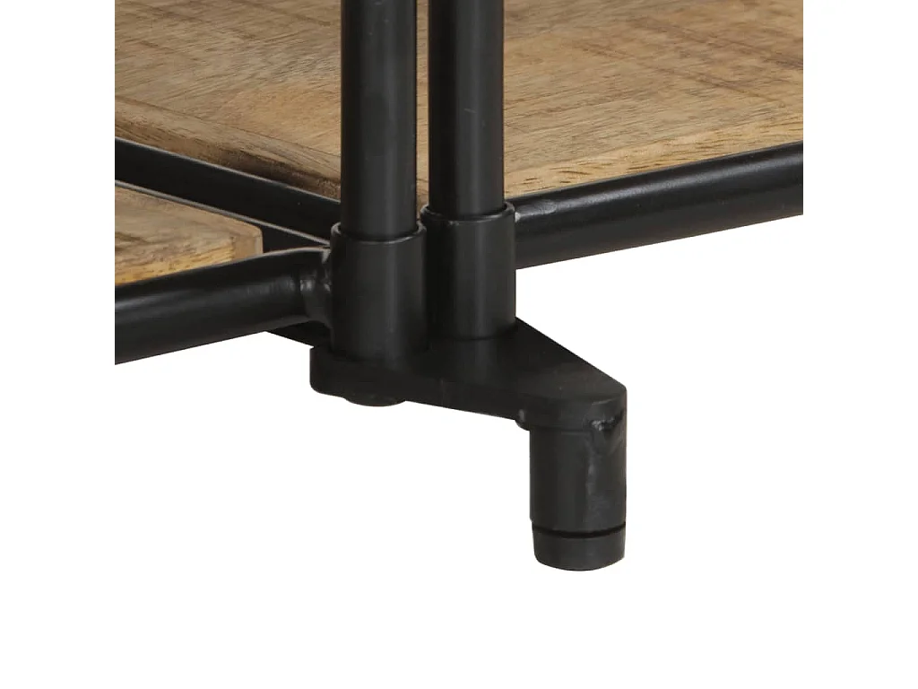 TV-Schrank 160x42x40 cm massives rohes Mangoholz