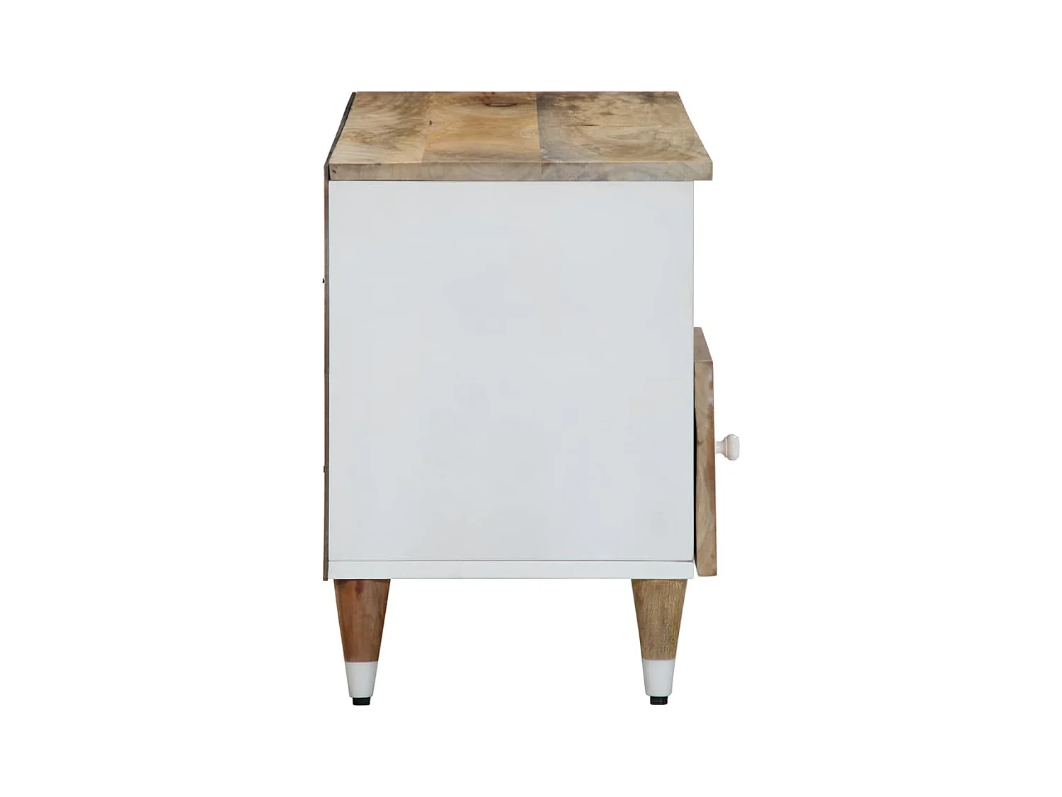 Mueble de TV 100x33,5x46 cm madera maciza de mango