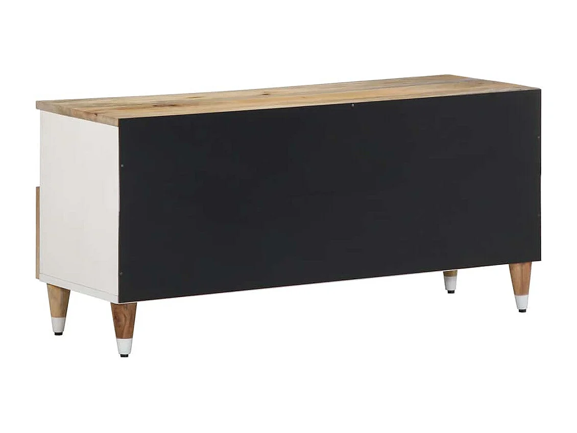 Mueble de TV 100x33,5x46 cm madera maciza de mango