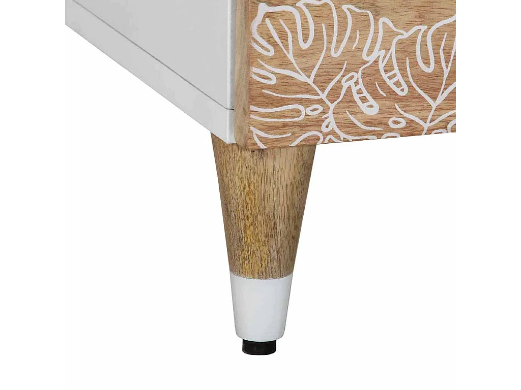 Mueble de TV 100x33,5x46 cm madera maciza de mango