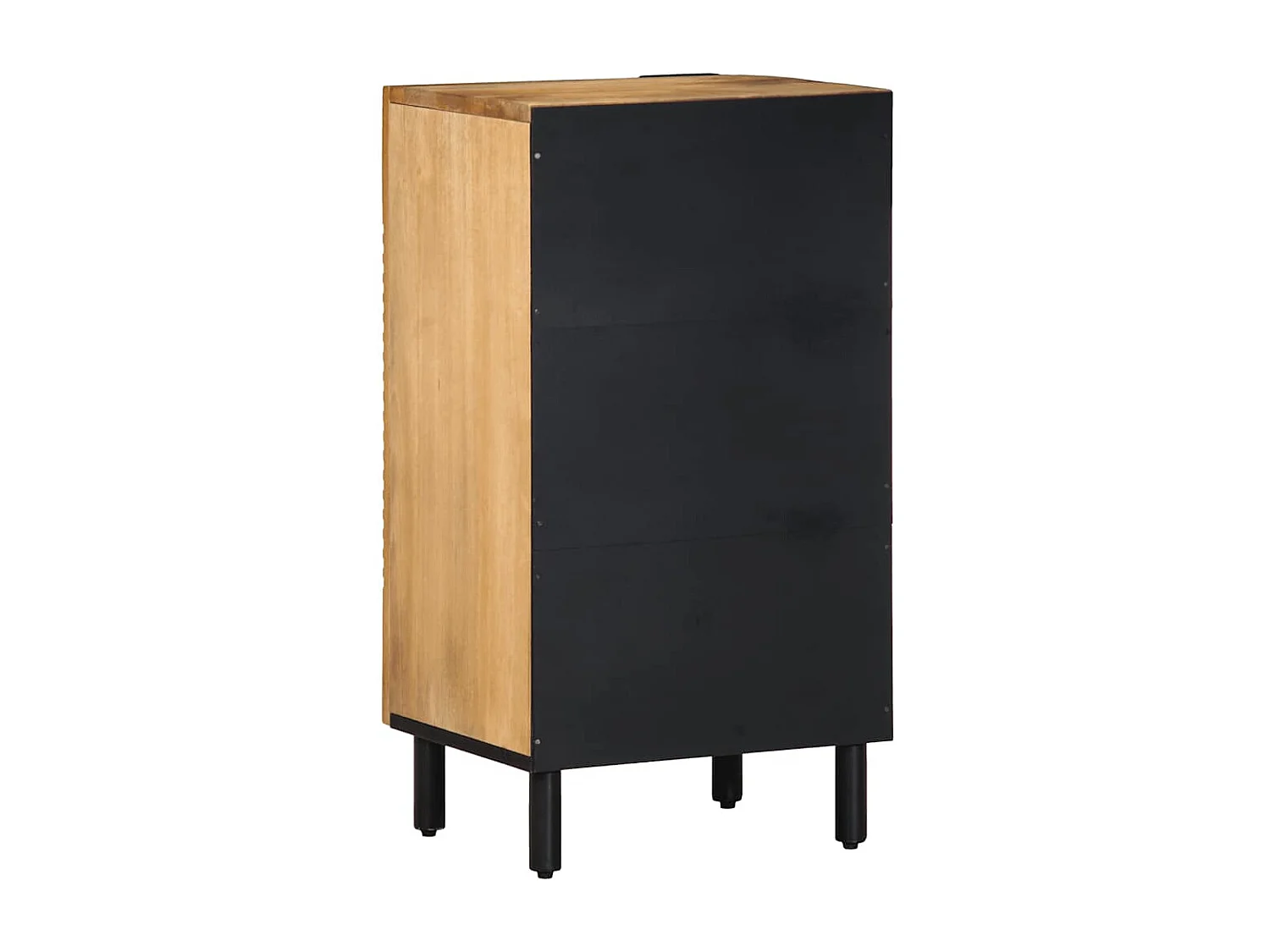 Credenza marrone 40x33x75 cm in legno massello di mango