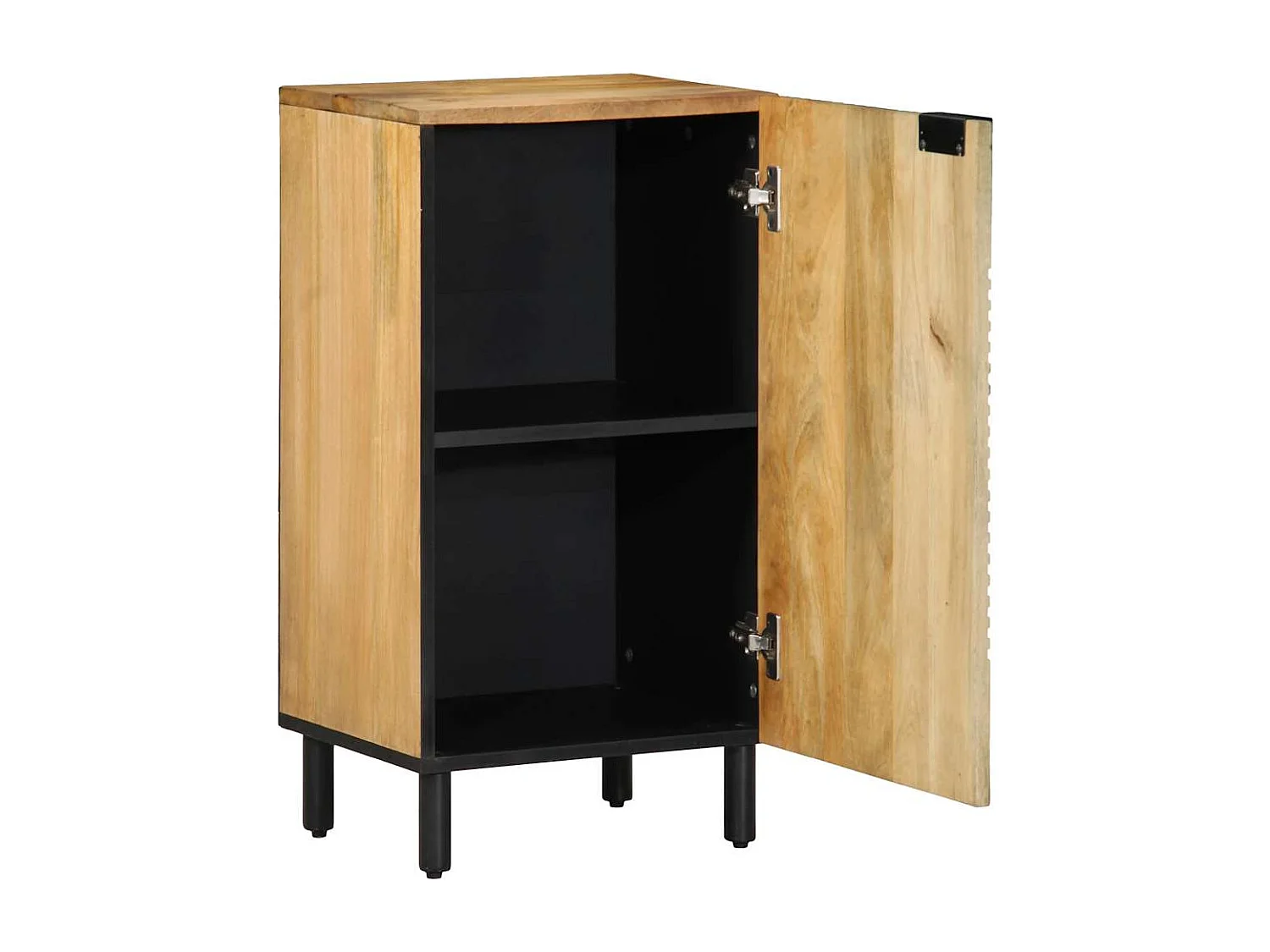 Credenza marrone 40x33x75 cm in legno massello di mango