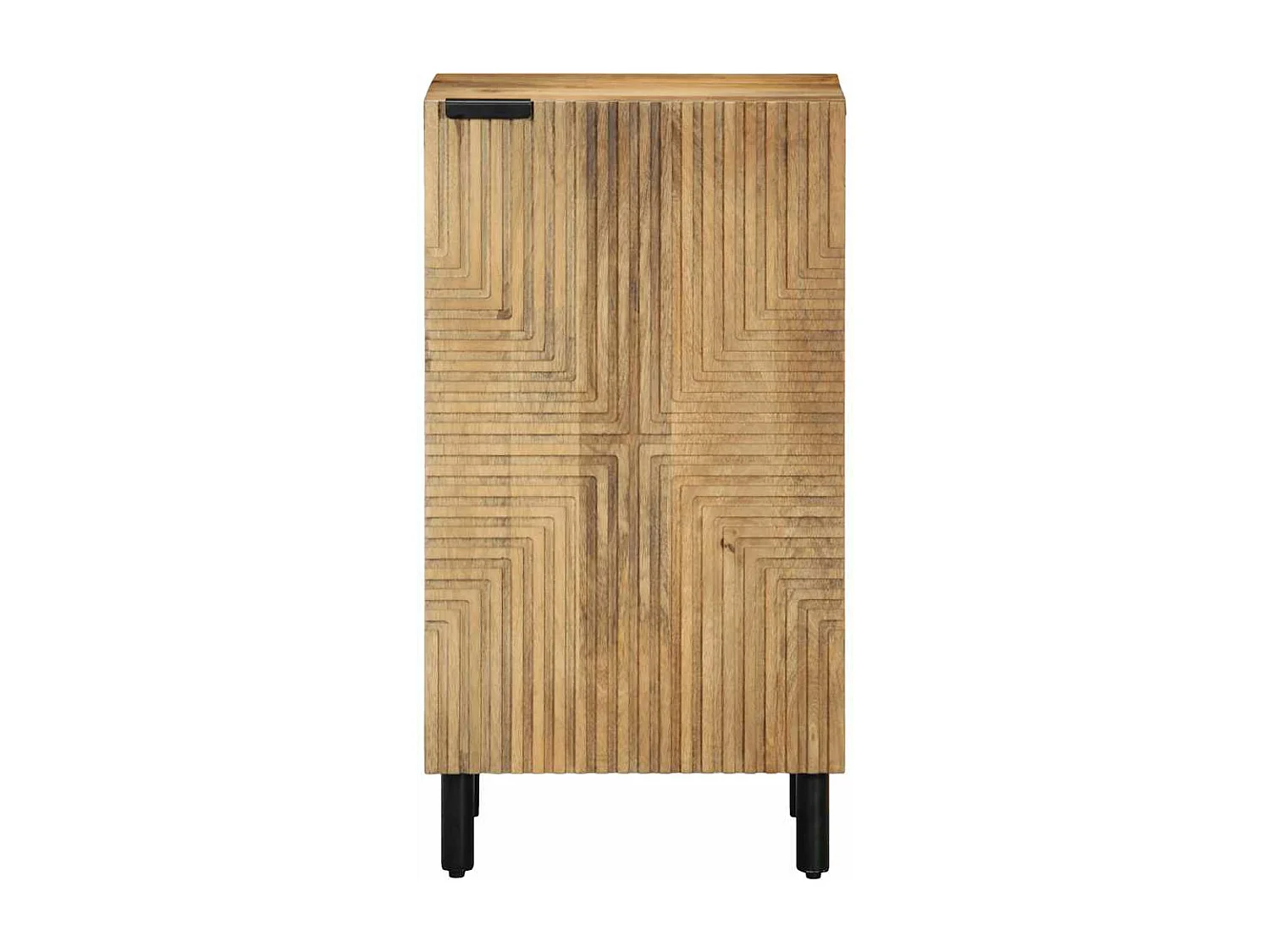 Credenza marrone 40x33x75 cm in legno massello di mango