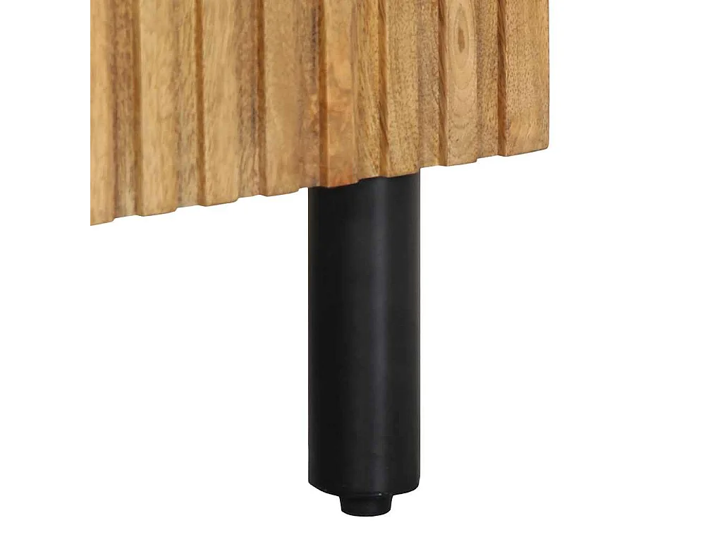 Credenza marrone 40x33x75 cm in legno massello di mango