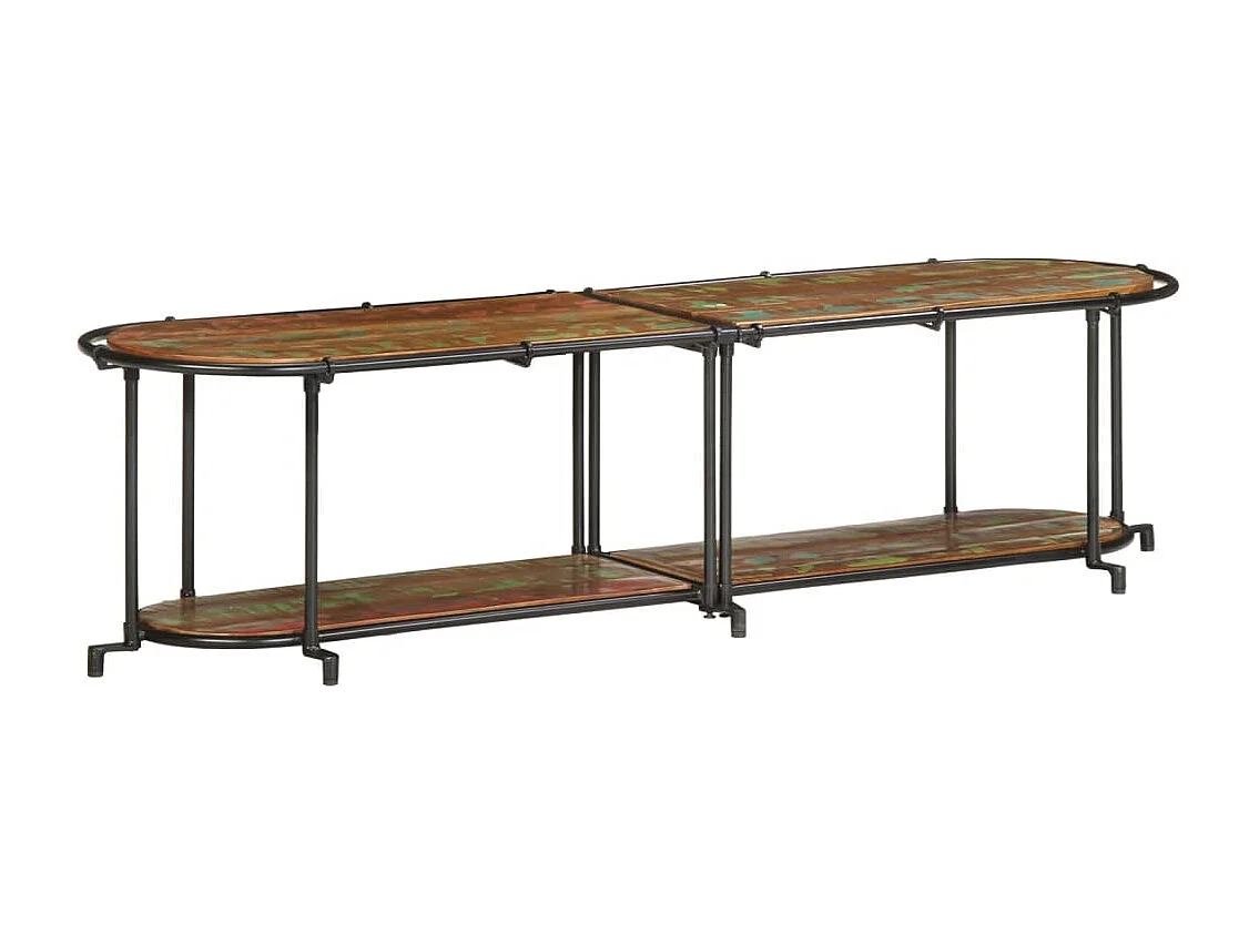 TV-Schrank 160x42x40 cm aus Altholz Massiv