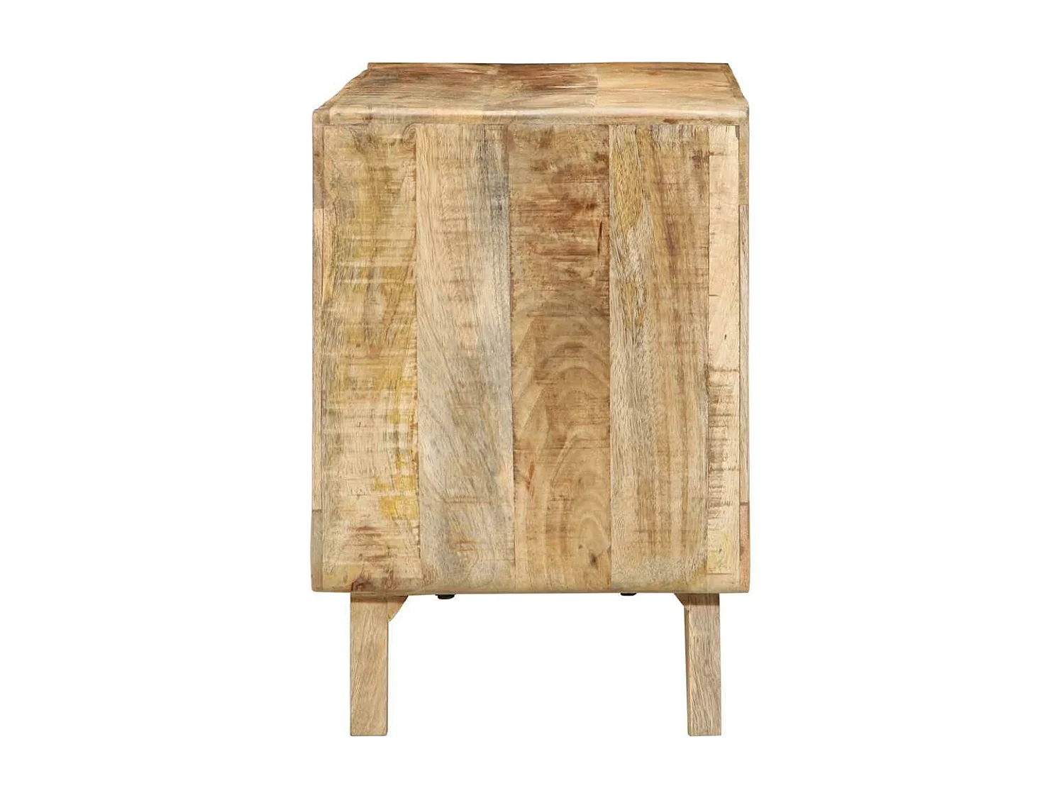 Mueble de TV 105x46x32 cm madera maciza de mango en bruto