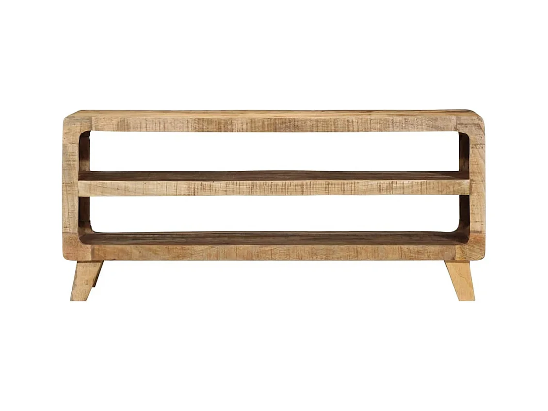 TV-meubel 105x46x32 cm massief ruw mangohout