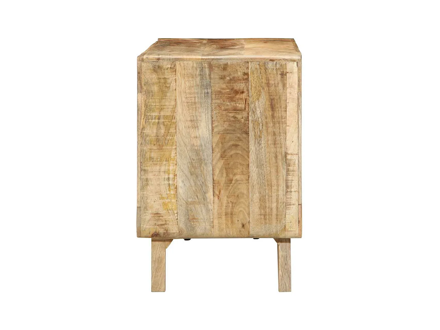 TV-meubel 105x46x32 cm massief ruw mangohout