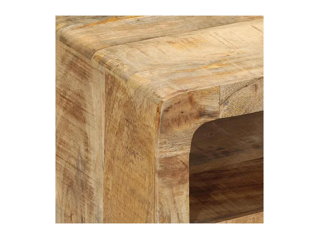 TV-meubel 105x46x32 cm massief ruw mangohout