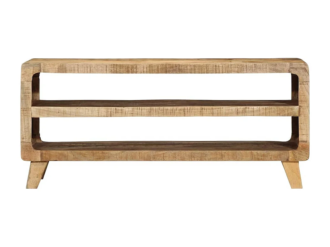 TV-meubel 105x46x32 cm massief ruw mangohout