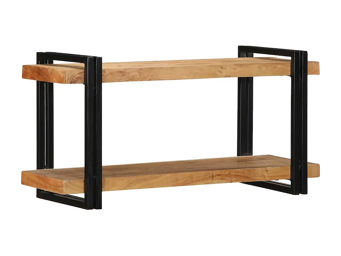 étagère murale 90x33x45 cm bois massif d'acacia