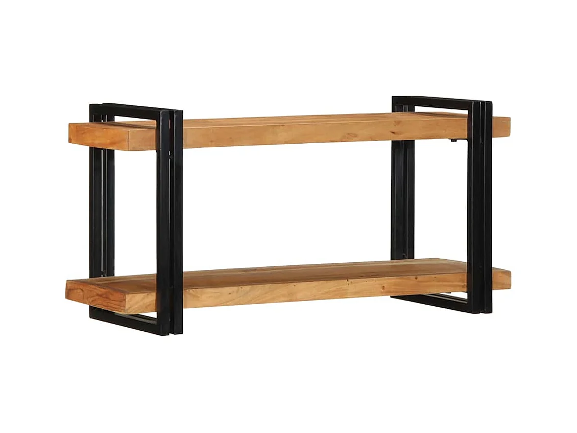 étagère murale 90x33x45 cm bois massif d'acacia