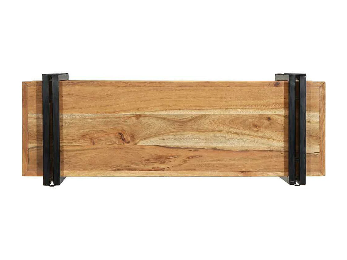 étagère murale 90x33x45 cm bois massif d'acacia
