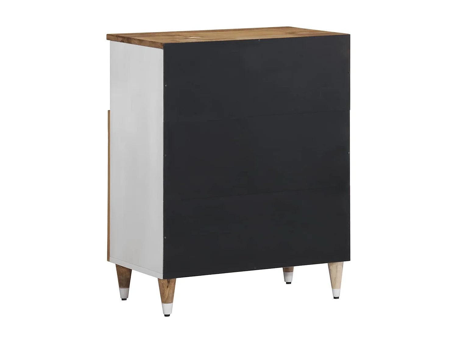 Credenza 60x33,5x75 cm in legno massello di mango