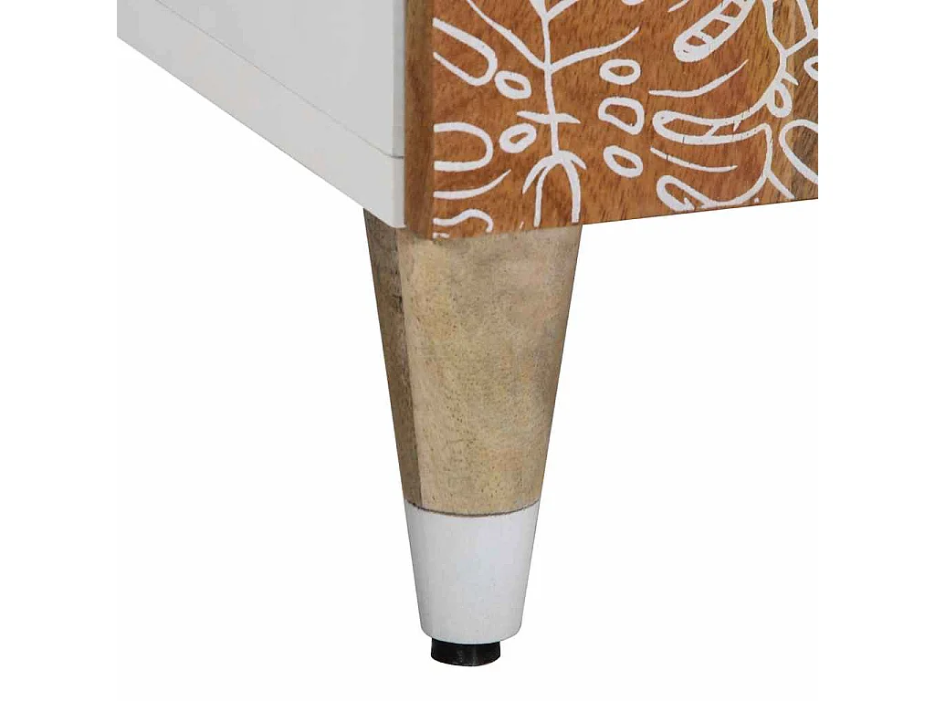 Credenza 60x33,5x75 cm in legno massello di mango