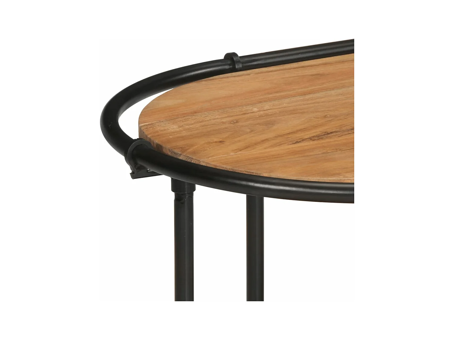 Mueble de TV 100x42x40 cm madera maciza de acacia