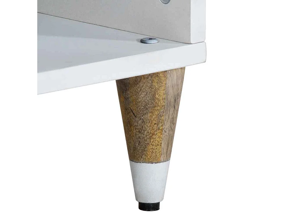 Móvel TV 100x33,5x46 cm madeira maciça de manga