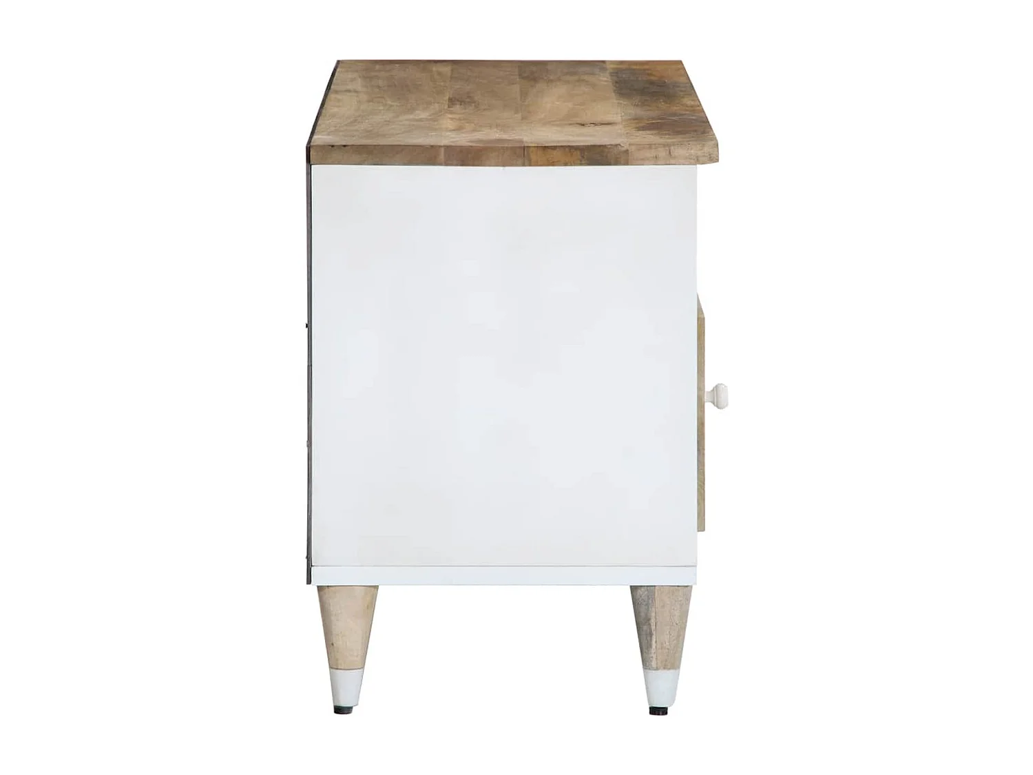 Meuble TV 100x33,5x46 cm bois massif de manguier