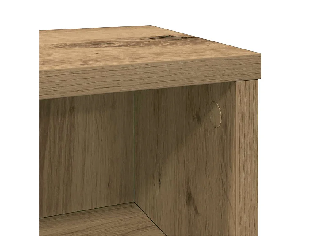 Mueble para CD roble craft 21x20x88 cm madera de ingeniería