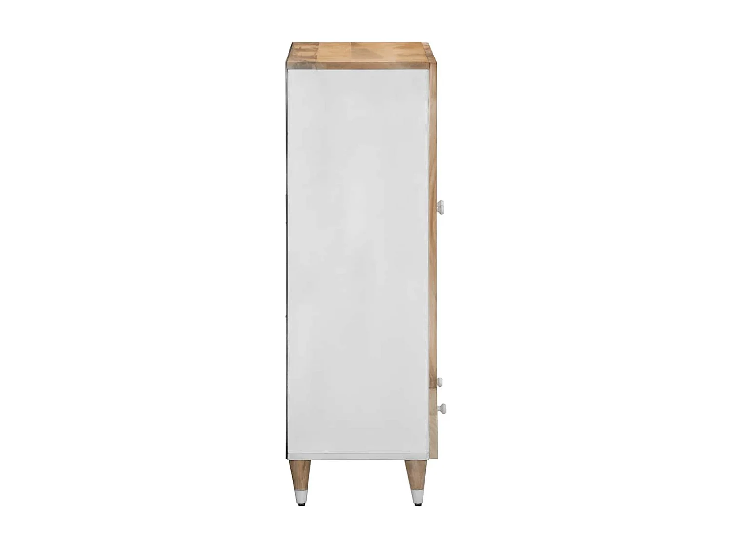 Credenza 60x33,5x100 cm in legno massello di mango