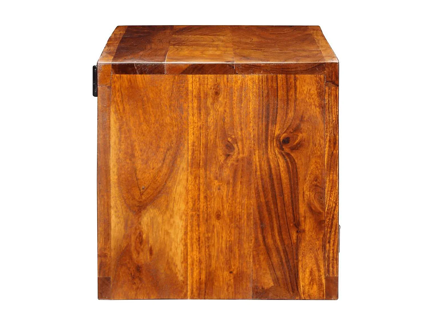 Mobile porta TV multicolore da parete 90x30x30 in legno massello di acacia