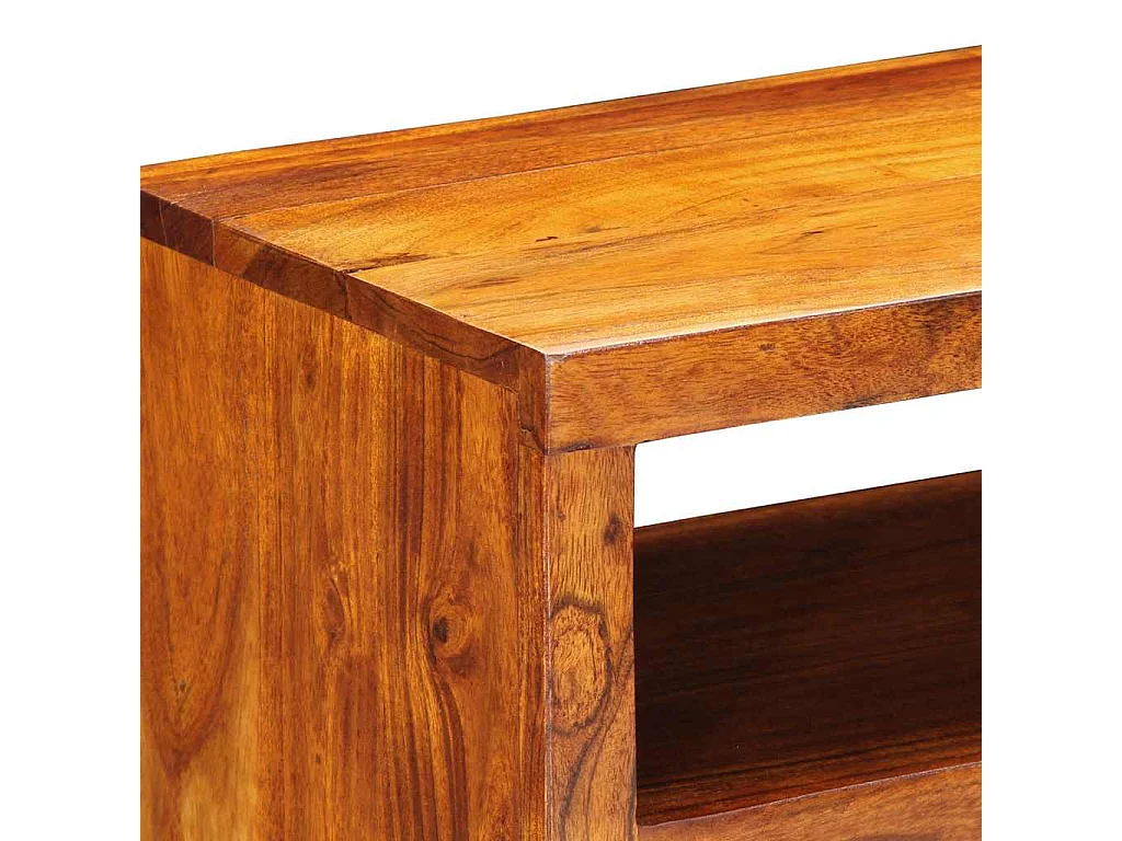 Mobile porta TV multicolore da parete 90x30x30 in legno massello di acacia