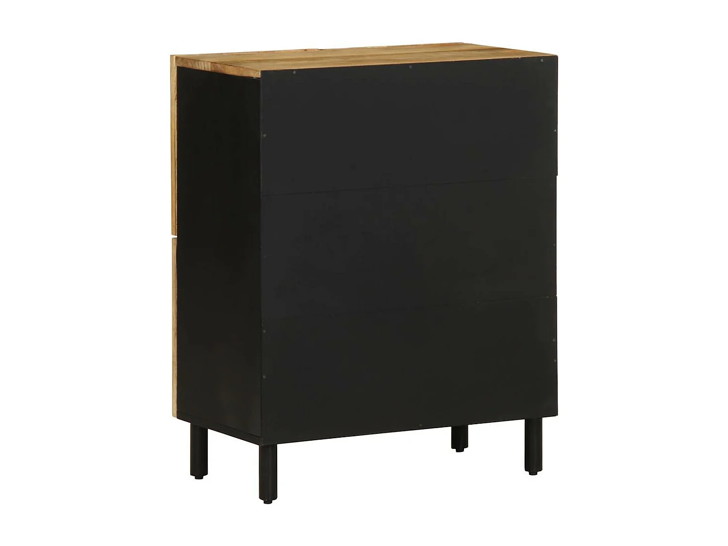 Aparador 60x33,5x75 cm madera maciza de mango crudo