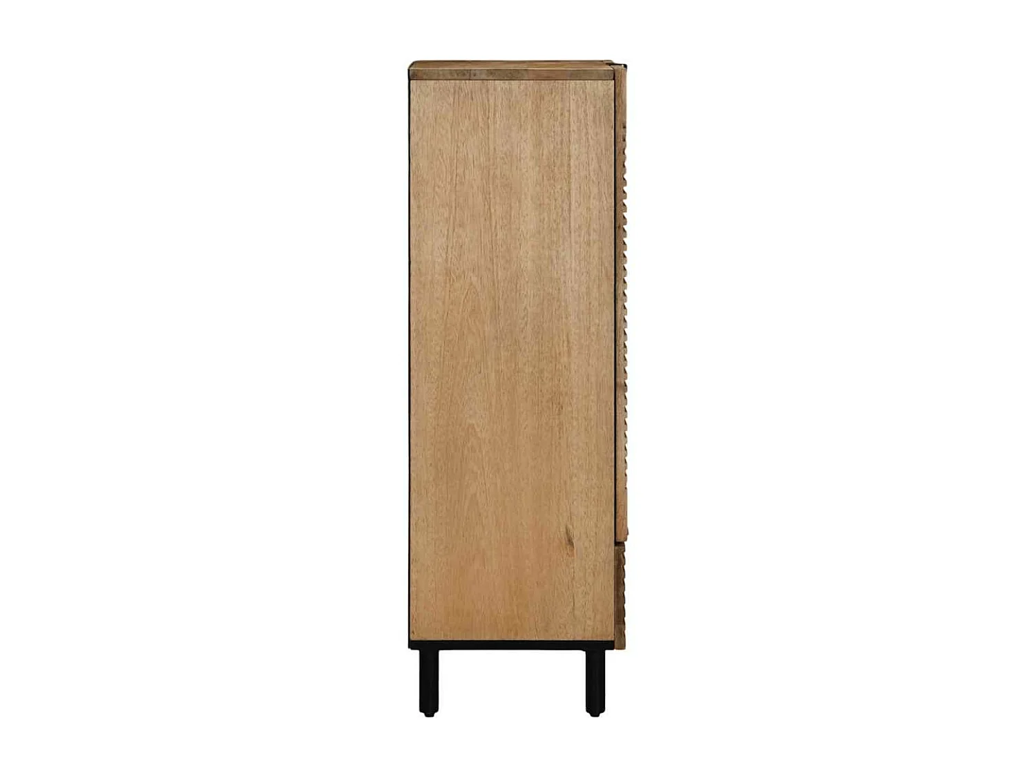 Buffet marron 60x33x100 cm bois de manguier massif